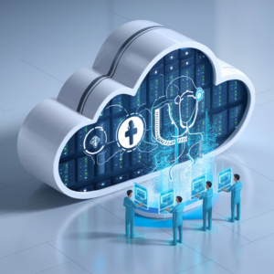 migration of patient's history into cloud is service offered.