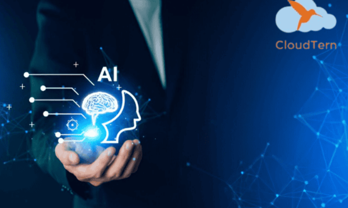 AI in human hand describing the challenges of Generative AI