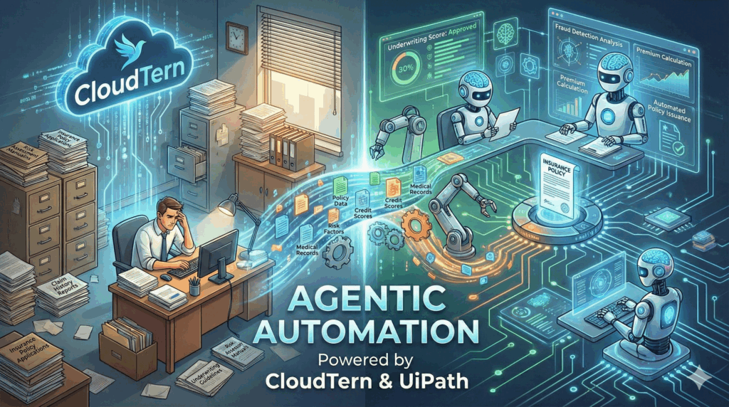 Reinventing Insurance Underwriting with Agentic Automation Powered by CloudTern & UiPath