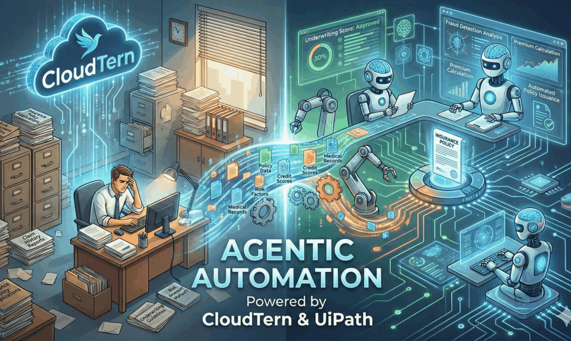 Reinventing Insurance Underwriting with Agentic Automation Powered by CloudTern & UiPath